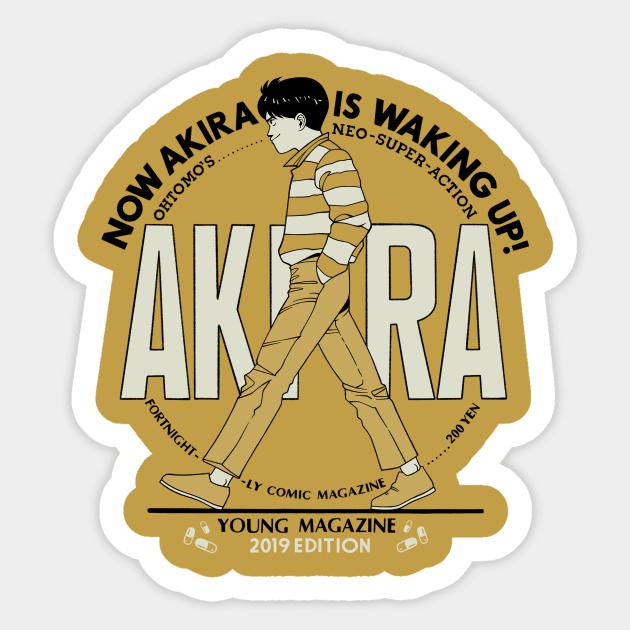 NOW AKIRA IS WAKING UP! Sticker by bakedjeans